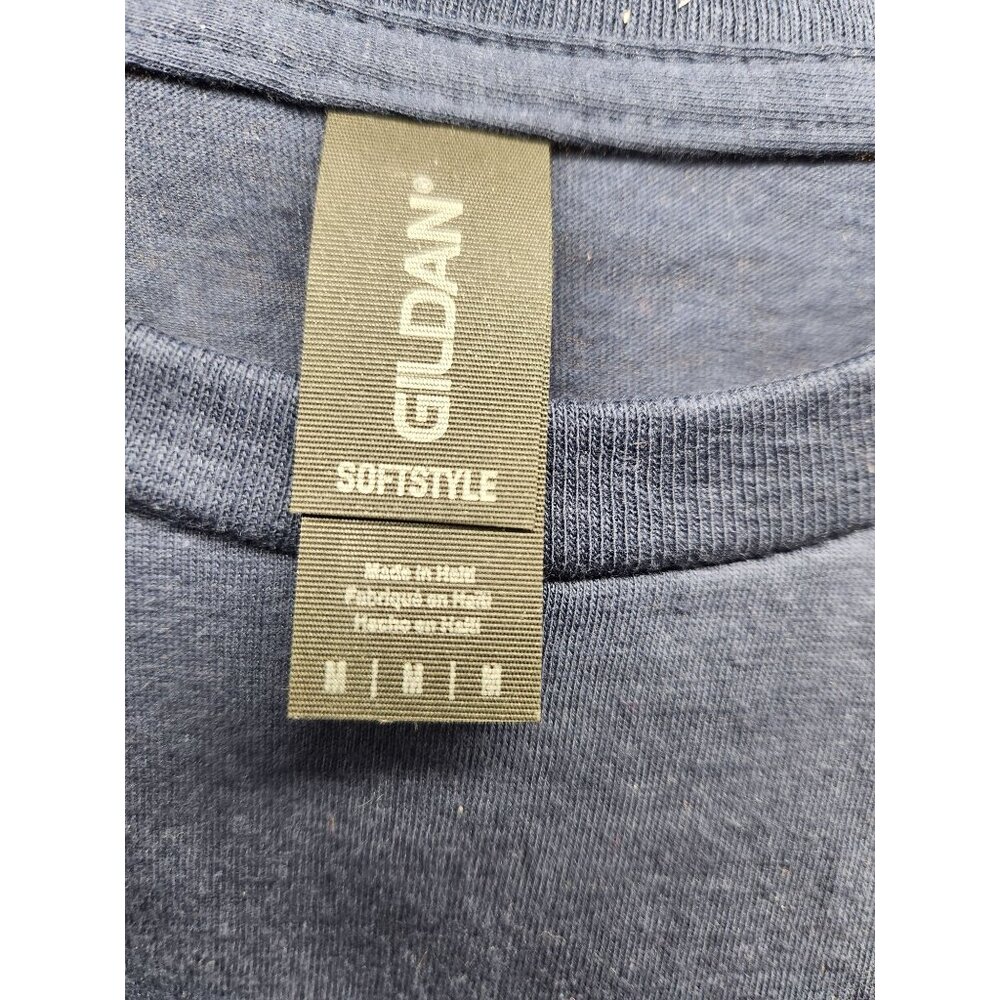 Gildan Softstyle Think Beyond The Twist Pretzilla T-Shirt Med Navy Blue - NEW - Picture 4 of 4